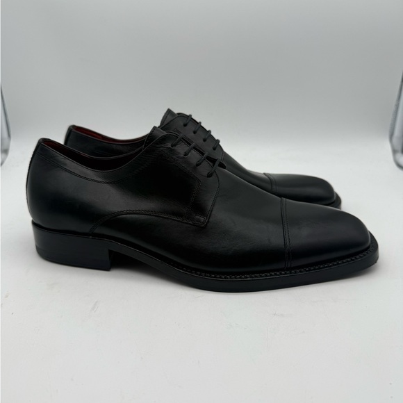 BRAND NEW Gordon Rush Cap Toe Lace Up Shoes Black Mismatched Sizes R 8.5 / L 8 main image 6